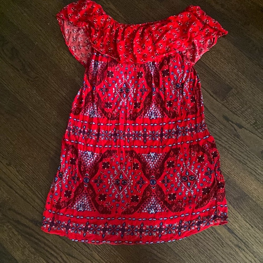 Wallflower off the shoulder dress